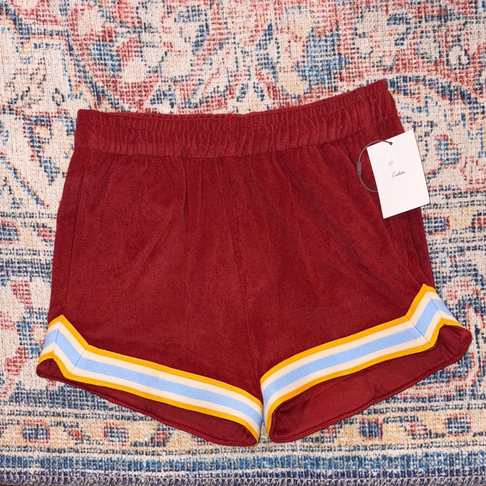 Cadets Casita Terry Shorts in Red SZ 7/8 (26-29” Waist) NWT